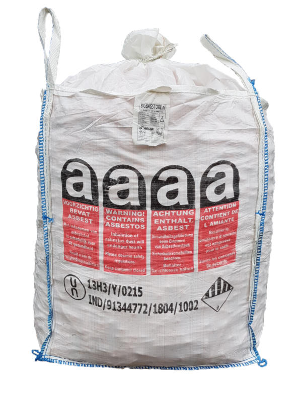Big Bag 1m³ geschikt voor het verpakken van Asbest
