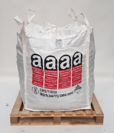 Big Bag 1m³ geschikt voor het verpakken van Asbest - Pallet aanbieding